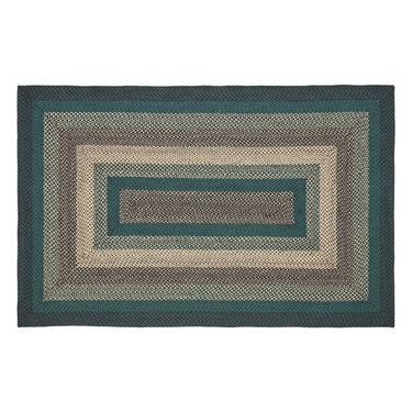 Pine Grove Jute Braided Rug Rect. with Rug Pad 5'x8' VHC Brands - The Fox Decor
